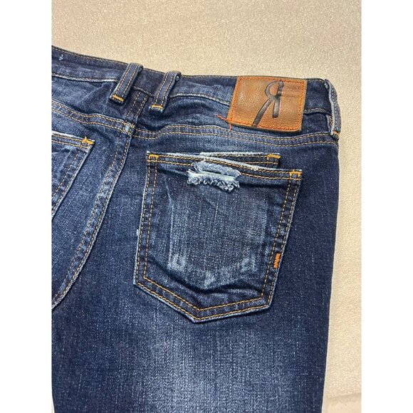 Rock Revival Remix Distressed Skinny Jeans Size 25 Destroyed denim - Picture 4 of 7